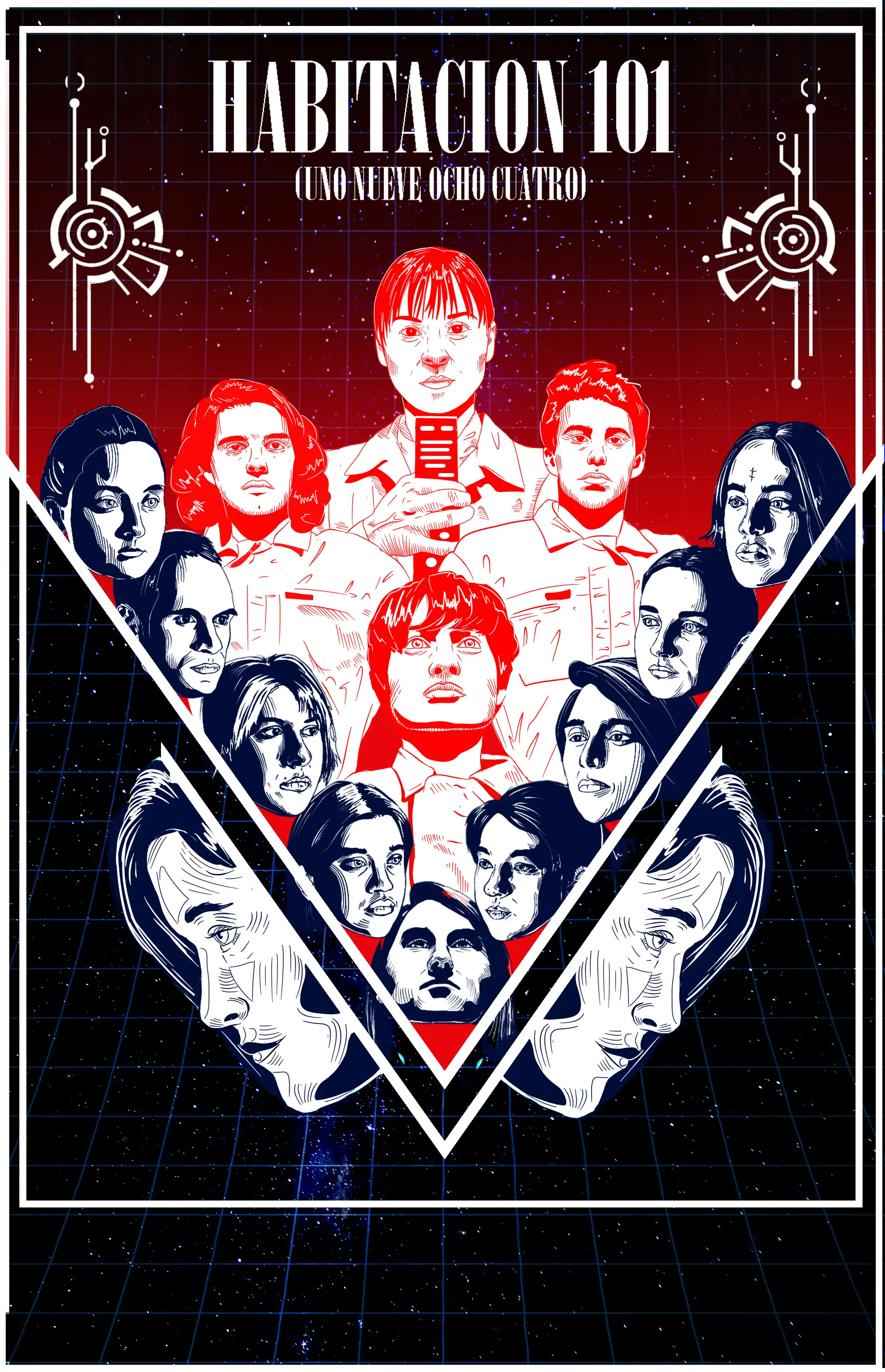 Poster Retro Espacio Final